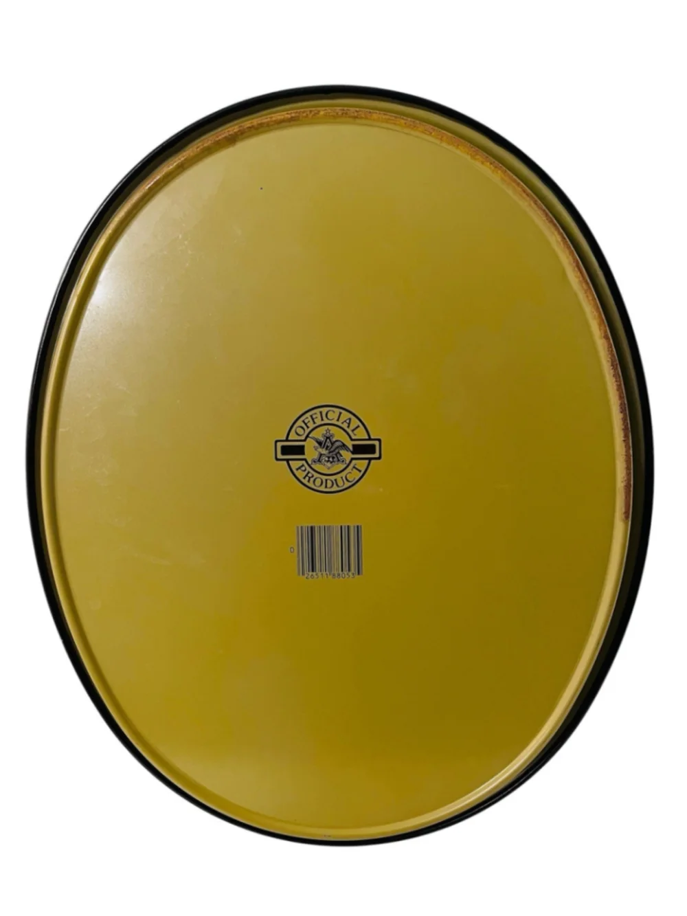 Vintage Anheuser-Busch Metal Beer Tray Black Oval St. Louis Eagle Adolphus Busch